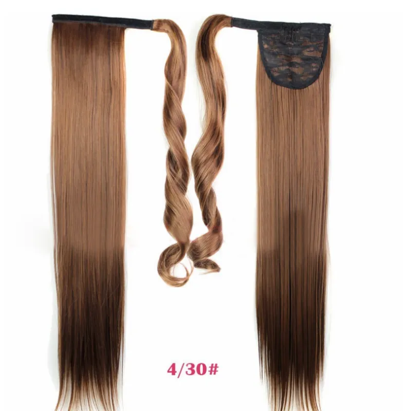 Synthetic Long Straight Wrap Around Hair Extension