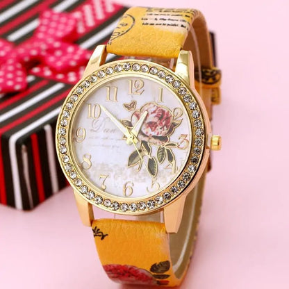 Floral with CZ Watch