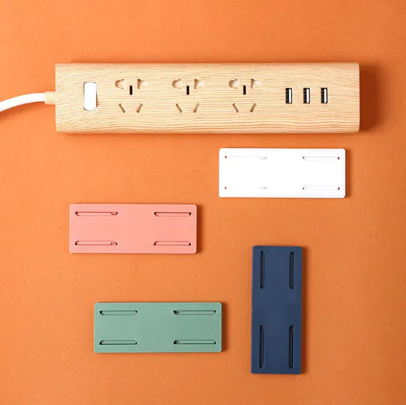 Hole-Free Wall Socket Holder