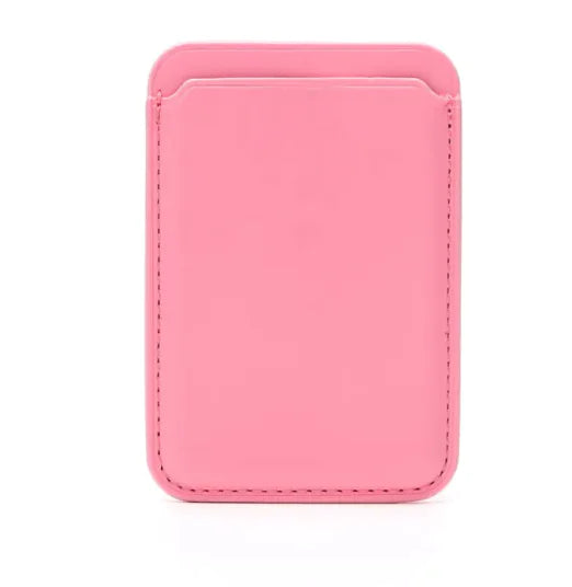 MagSafe Leather Card Case - Compatible with Apple, Magnetic Back Protective Case