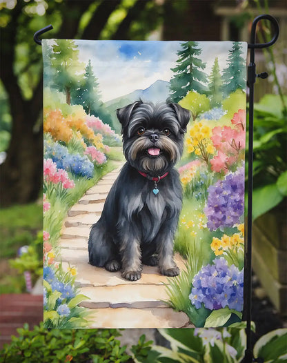 Affenpinscher Spring Garden Garden Flag