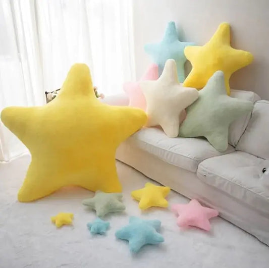 Star Pattern Pillow Super Soft And Cute Plush Pillow