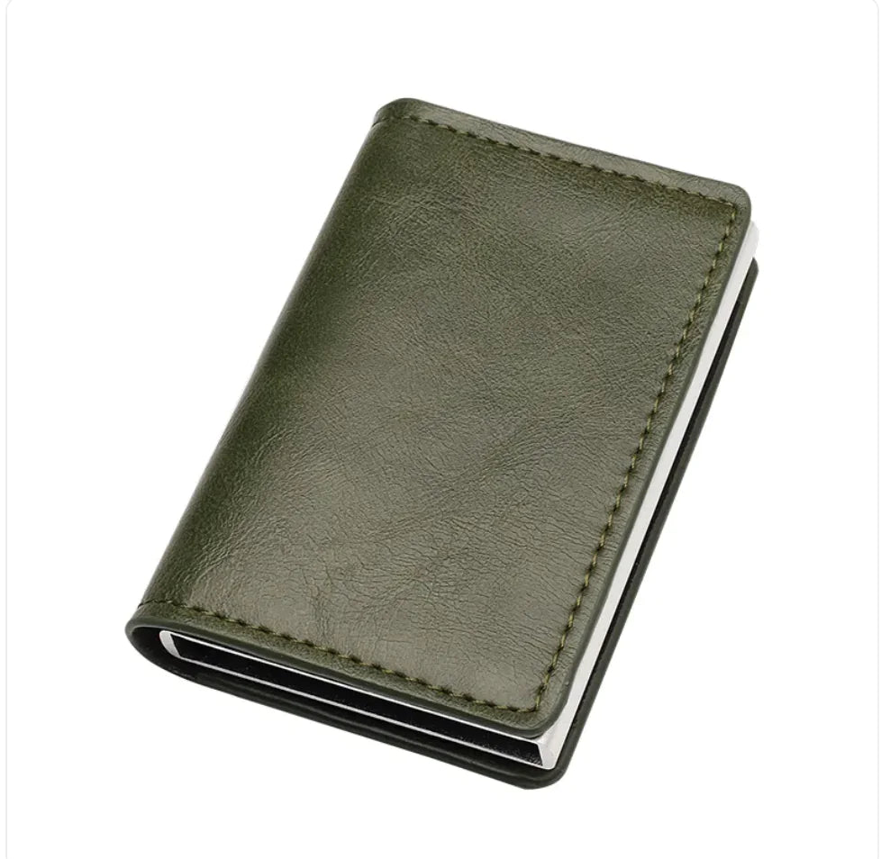 Auto-Flex Aluminum Alloy Card Holder Wallet