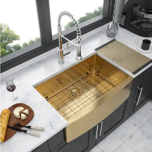 Stainless Steel Apron Front Farmhouse Sink - Prohibited On Amazon