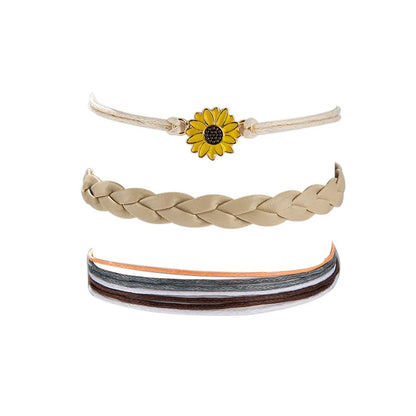 Sunflower Anklet - You are my Sunshine