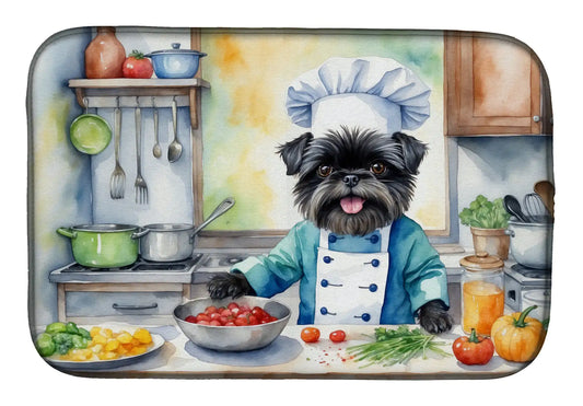 Affenpinscher The Chef Dish Drying Mat