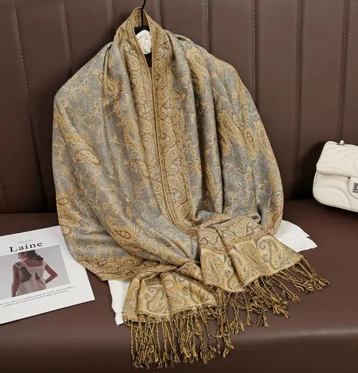 Cashmere Shawl Women's Printed Warm Scarf