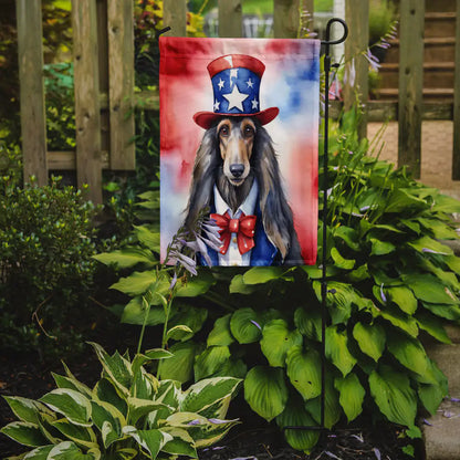 Afghan Hound Patriotic American Garden Flag