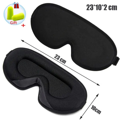 Memory Foam Silk Sleep Mask & Eye Patches