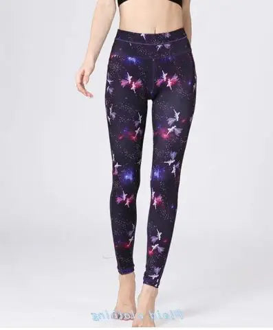 Print women's yoga pants