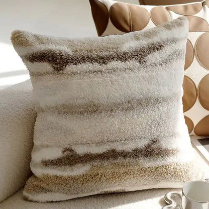 Brown Vintage Throw Pillow