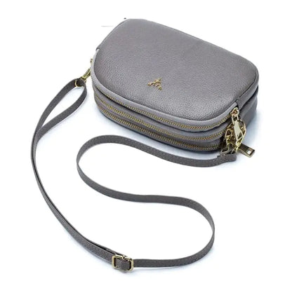 Leather cross-body mini bag