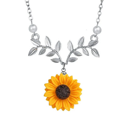 Sunflower - You Are My Sunshine Necklace