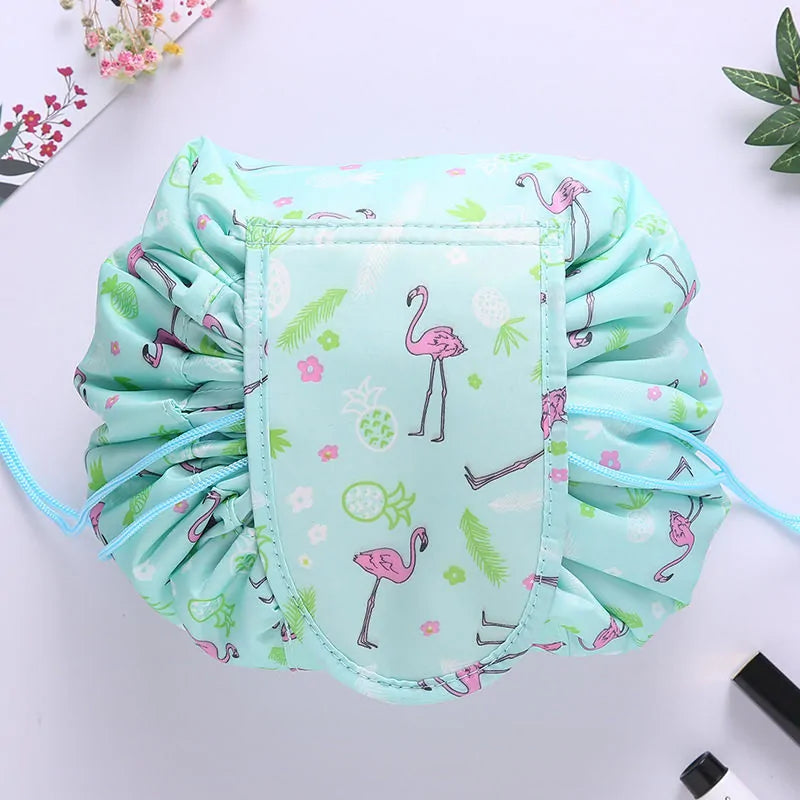 Cosmetic Bag Professional Drawstring Makeup Case