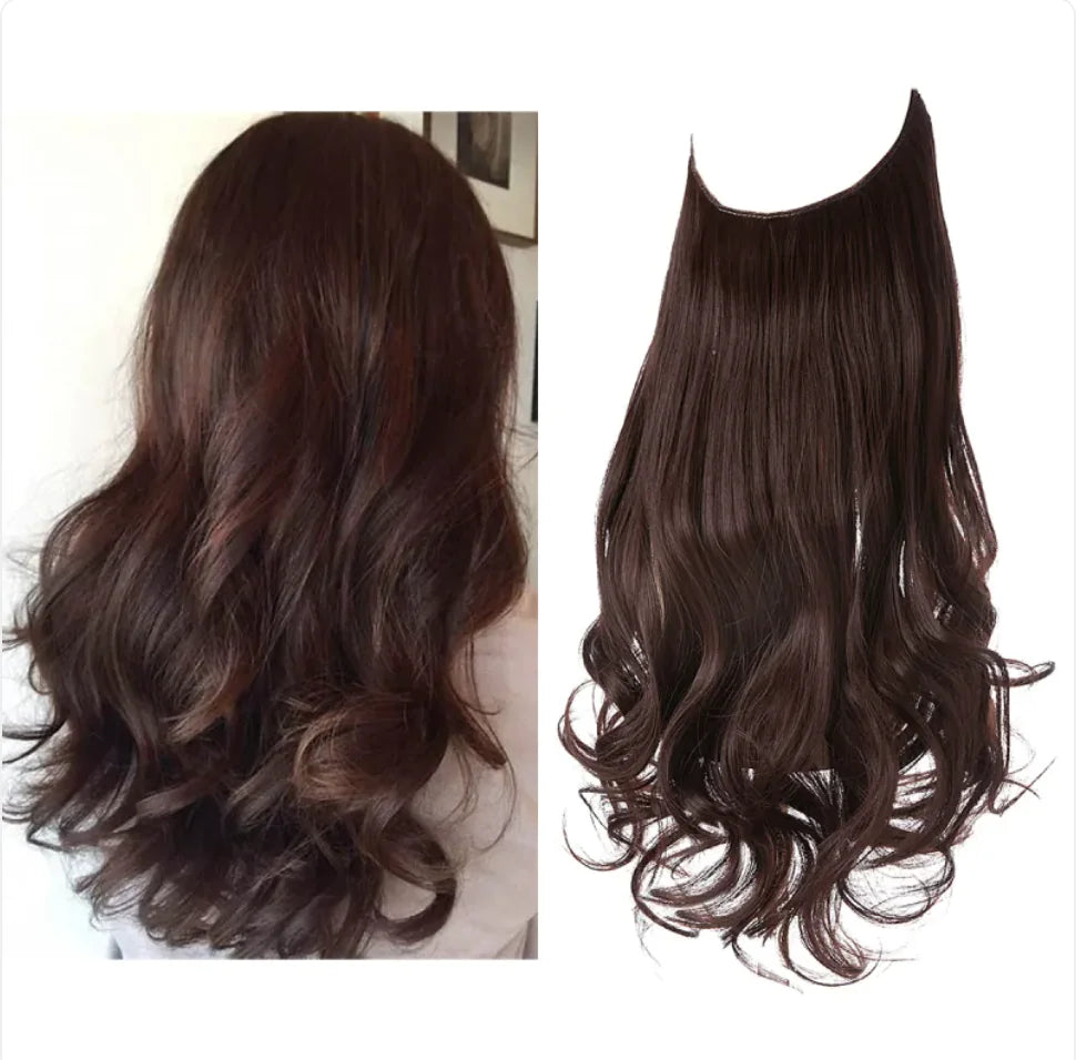 Long Curly High-Temperature Fiber Wig Set