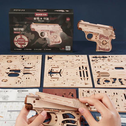 Robotime Mechanical Hideout Gun Kit