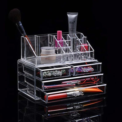 Acrylic Transparent Makeup Organizer