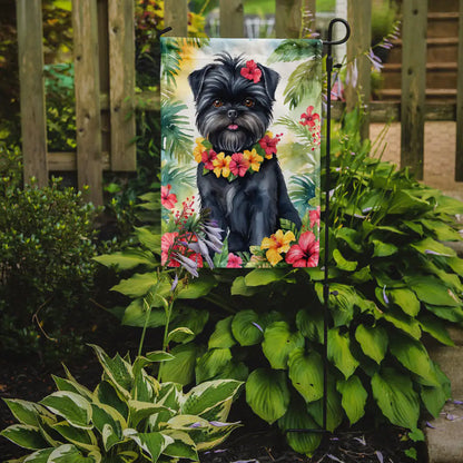 Affenpinscher Luau Garden Flag