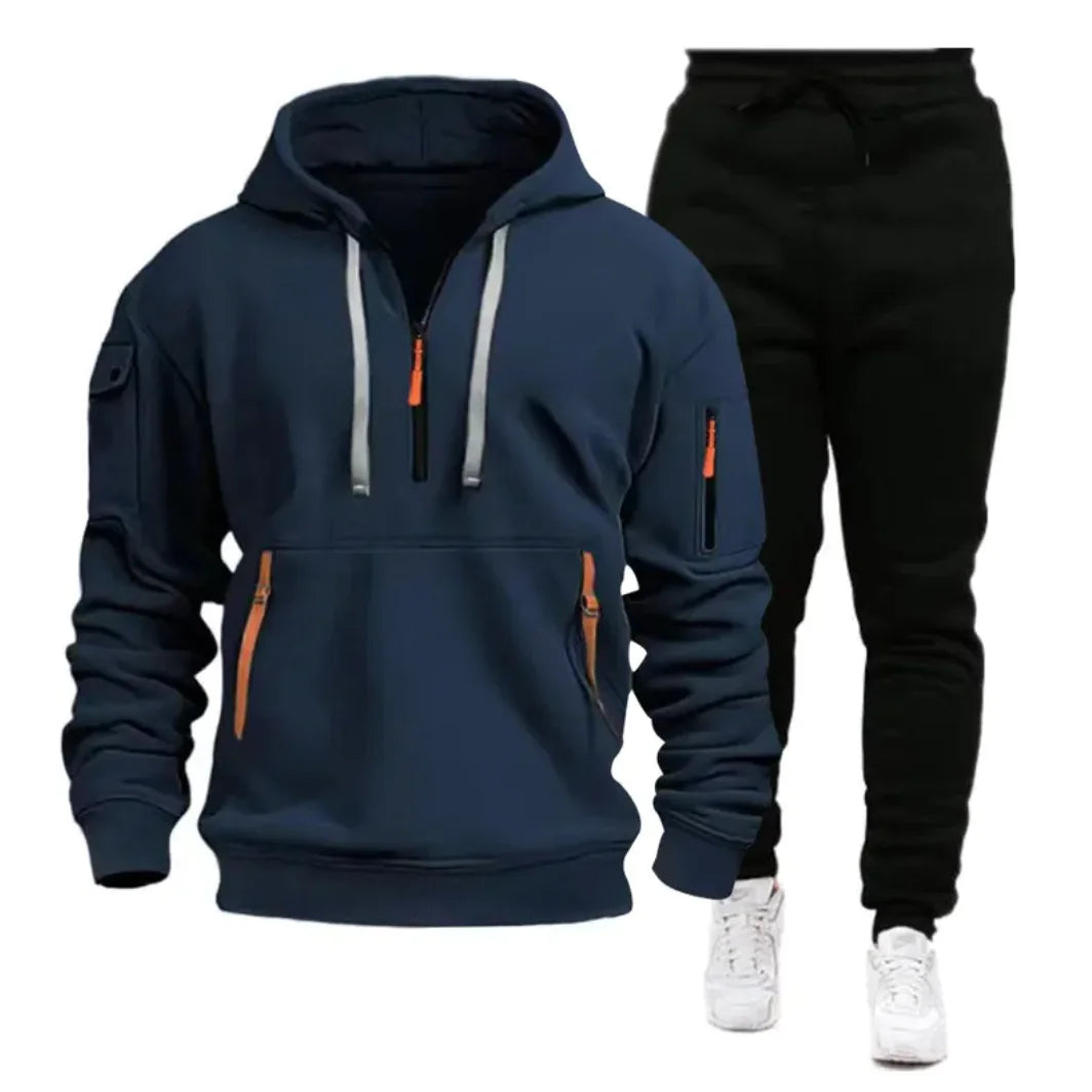 Men's Multi-Pocket Hoodie