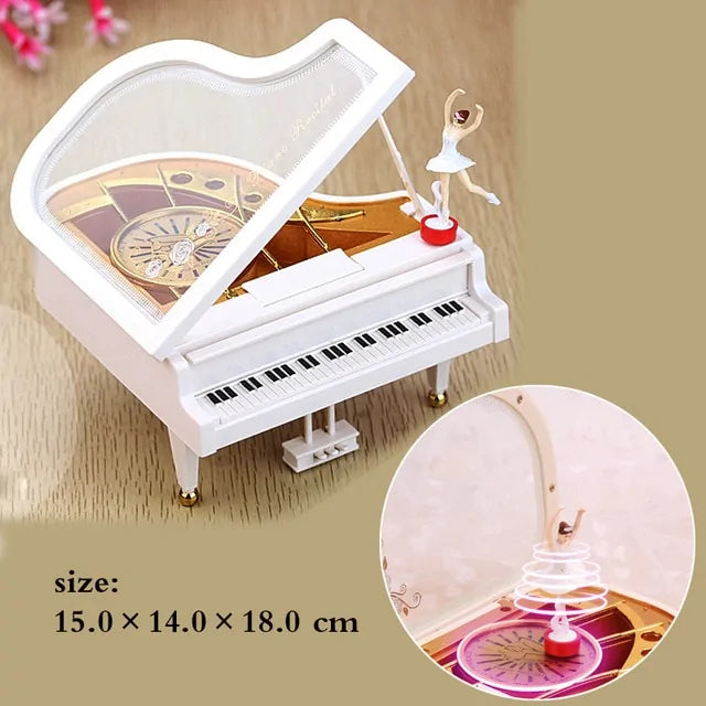 Classic Rotating Dancer Ballerina Piano Music Box