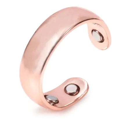 Adjustable Electroplated Copper Magnet Ring