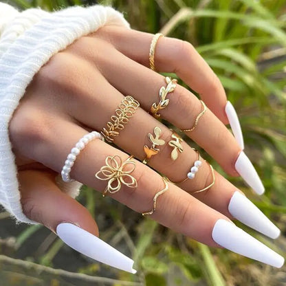 Boho Ring Set