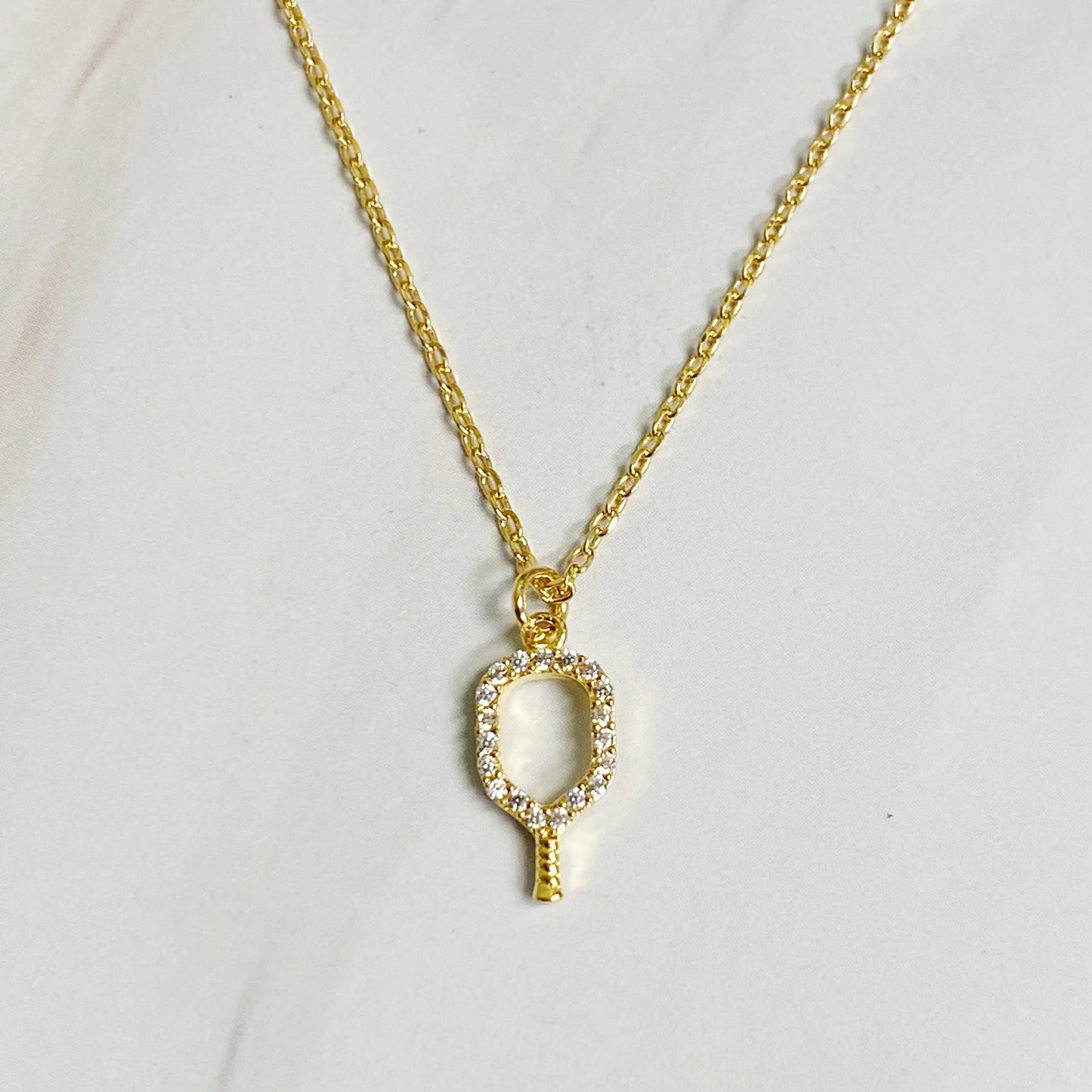 Club Pickleball Dainty Necklace