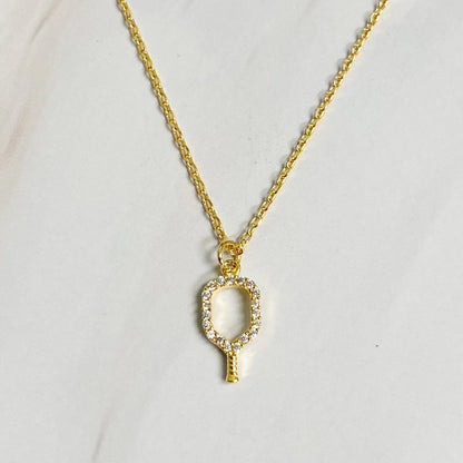 Club Pickleball Dainty Necklace