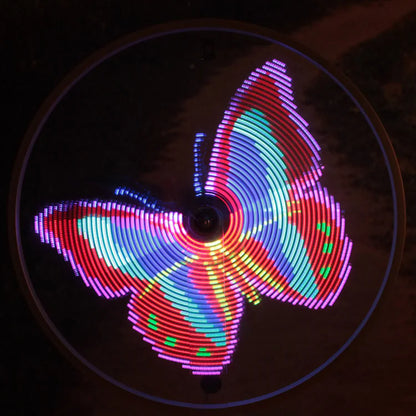 DIY Programmable 64-LED Full-Color Bicycle Light