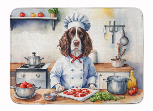 English Springer Spaniel The Chef Memory Foam Kitchen Mat