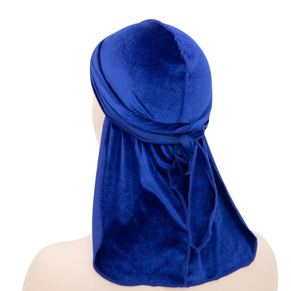 Unisex Velvet Long Tail Beanie