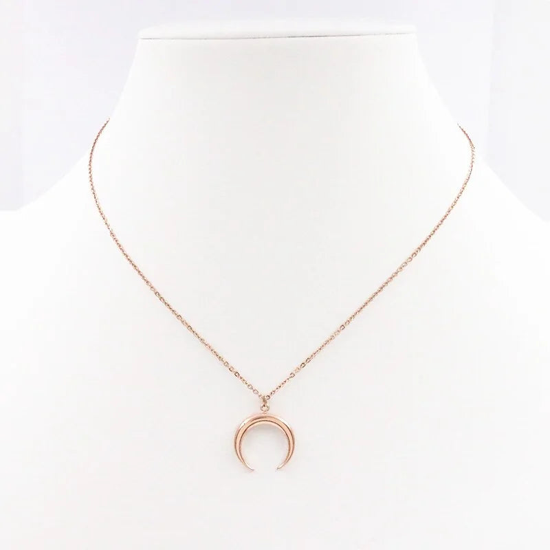 Moon Necklace Stainless Steel