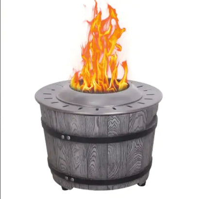 Smokeless Fire Pit Fueled By Wood Pelletsbrancheswood With A Woody Appearance