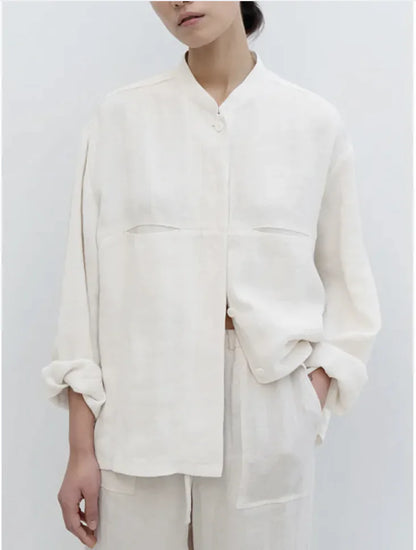 Women's Pure Linen Shirt