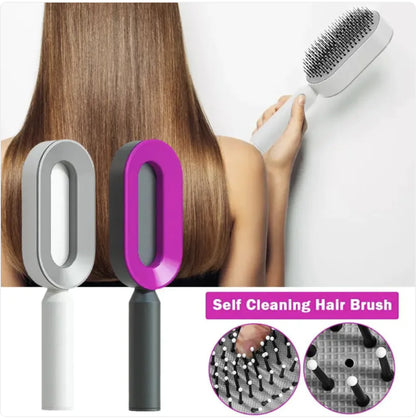 Women’s 3D Hair Growth Self-Cleaning Hair Brush