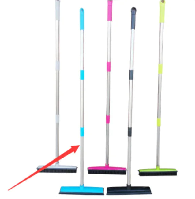 TriPole Dust & Carpet Scraper Broom