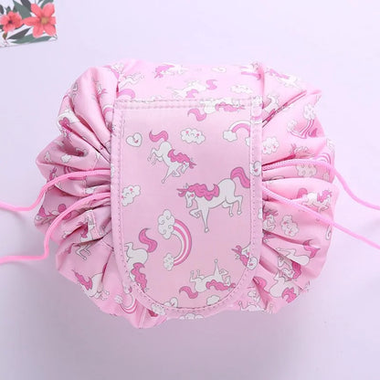 Cosmetic Bag Professional Drawstring Makeup Case