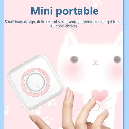 Portable Thermal Sticker Mini Printer