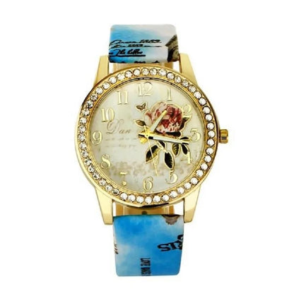 Floral with CZ Watch