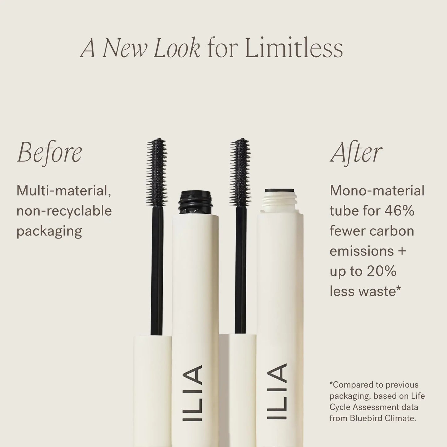 ILIA - Limitless Lash Mascara | Non-Toxic, Cruelty-Free, Lightweight & Nourishing, Flake + Smudge-Resistant, Clean Mascara, Ophthalmologist-Tested, Safe For Sensitive Eyes