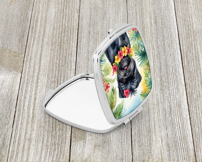 Affenpinscher Luau Compact Mirror