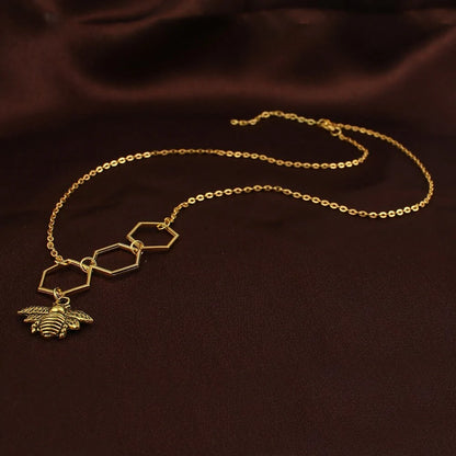 Honeycomb Necklace And Chain