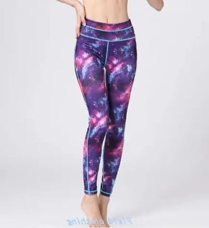 Print women's yoga pants