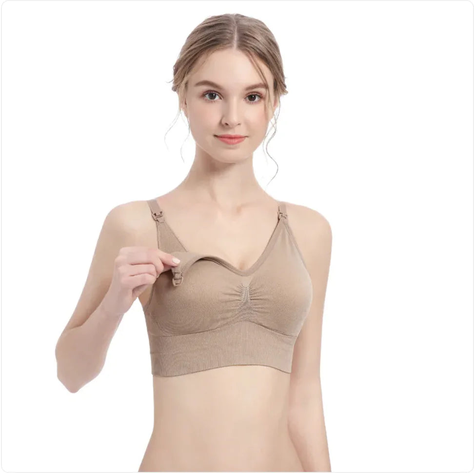 Front-Opening Wireless Nursing Bra