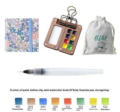 Mini Watercolor Painting Set