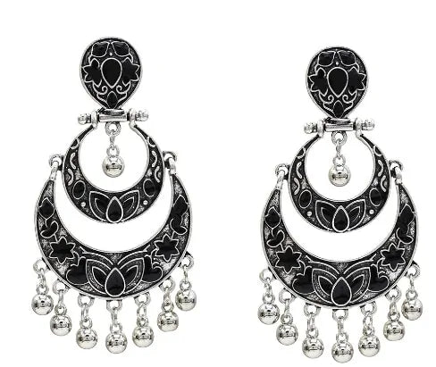 Egypt Vintage Silver Alloy Earrings for Women