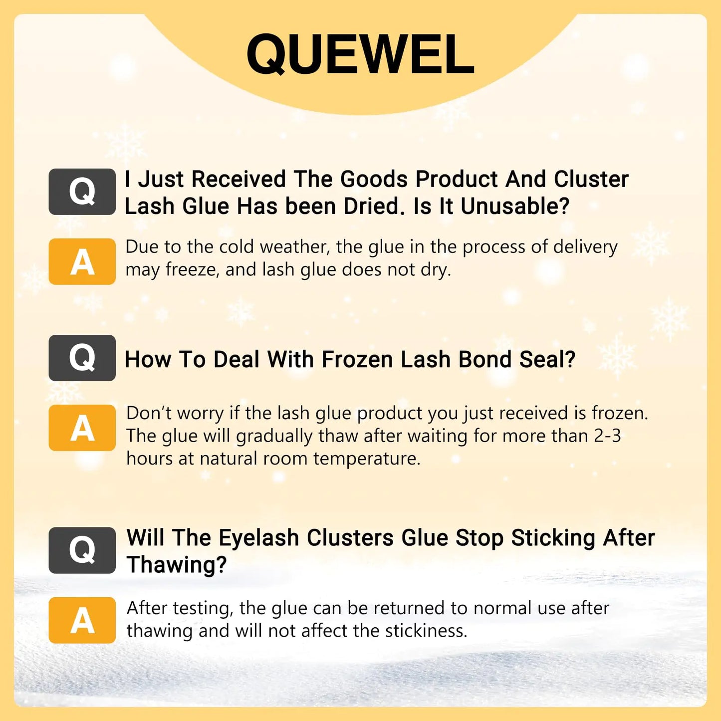 QUEWEL Lash Clusters Bond Eyelash Cluster Glue for DIY Lash Extensions, 5ML Cluster Lashes Glue Waterproof&Long Lasting, Super Strong Hold Eyelash Clusters Bond Suitable for All Day Wear (Black) Bond-Black