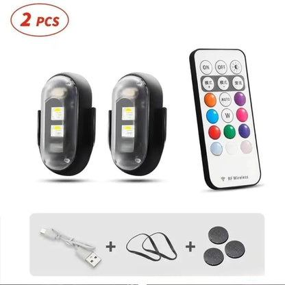 Wireless Remote Control Colorful Strobe Light