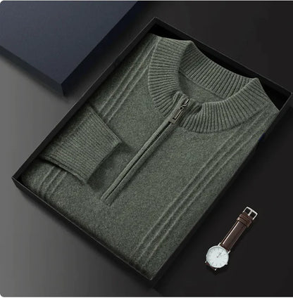 Men's Classic Knit Half-Zip Sweater