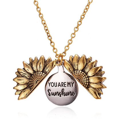 Sunflower - You Are My Sunshine Necklace